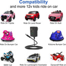 Kid-Friendly 12V Battery Charger for Electric Cars - Overload Protection Certified