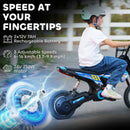 24V Electric Dirt Bike for Kids, 250W Motor, 9.9 MPH, 12" Tires with Rear Suspension