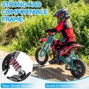 24V 250W Electric Dirt Bike for Big Kids - Mini Motorcycle Ride-On