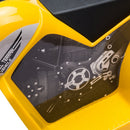 3-Wheel Yellow Toddler Motorcycle with Headlights and Horn Sounds