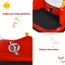 360° Spinning Red Bumper Car Toy with Remote Control for Kids