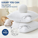 Set of 4 Decorative 18x18 Pillow Inserts with Down Alternative Filling