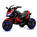 12V Battery-Powered Kids Motorcycle Ride-On with Illuminated Wheels