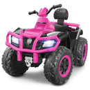 24V Pink 4WD Off-Road ATV for Two Big Kids