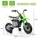 12V Electric Dirt Bike for Kids with 2 Training Wheels - Perfect Holiday Gift