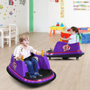 360° Spinning Purple Bumper Car for Kids with Remote Control