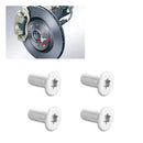4-Pack Stainless Steel Brake Rotor Screw Replacement OEM