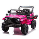 12V Electric Ride-On Toy Truck for Kids with Remote Control and LED Lights
