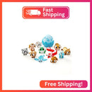 VABAO 12 Piece 3D Printed Articulated Animal Figurines Collection