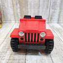 Retro Red Battery-Powered Fancy Buggy Kit with Unused Stickers