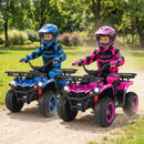 24V 4-Wheel Electric Ride-On Toy with Smooth Start, Music, Stories, and Multiple Audio Inputs