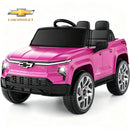 EVOKEDEN 24V Pink Chevrolet Electric Ride-On Car with Remote Control and MP3 for Toddlers