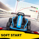 Children's Electric Drift Kart with Dual Motors - 24V 7AH, 8.1 MPH, Blue