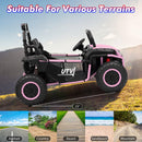 24V 2WD Metal Frame Kids 2-Seater Ride-On UTV Car with Remote Control