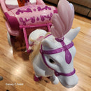 Huffy Disney Princess Magical Horse and Carriage 6V Ride-On Vehicle, Pink