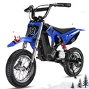 Easoger EM-ED01 36V Children's Electric Dirt Bike in Black and Blue
