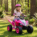 12V Electric Quad Bike for Kids with Music, Lights, USB Port, and Wireless Features