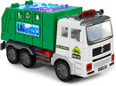 Musical 4D LED Light-Up Garbage Truck Toy with Automatic Bump Action