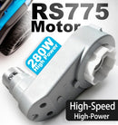 24V RS775 High-Speed Motor Gearbox for Power Wheels Enhancement, 18V-24V
