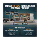 TowPilot Trailer Tongue Weight Scale - 2200 lb Capacity, Trailer Tongue Scale...