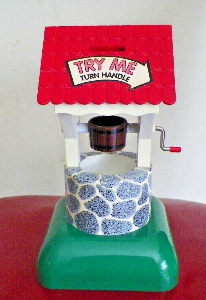 Wishing Well Coin Bank with Realistic Sounds and Included Batteries