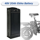 48V 20Ah Electric Bicycle Battery with 3-Pin Connector for 200W-1000W Motors