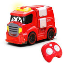 Interactive Red Fire Truck Toy for Toddlers 1-4 with Lights