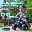 Gotrax RT1 Black Ride-On Toy for Toddlers Ages 1.5 to 4 with Safe 12V Lead-Acid Battery