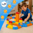 Toddler-Friendly Electric Train and Car Track Set for Kids Aged 3 to 8