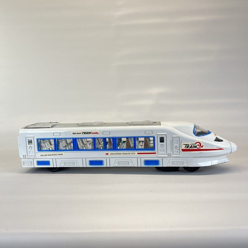 Bump & Go Electric Train Toy with Lights and Music