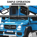 12V Mercedes-Benz Licensed Kids Ride-On Car with Remote Control and Trunk - Navy