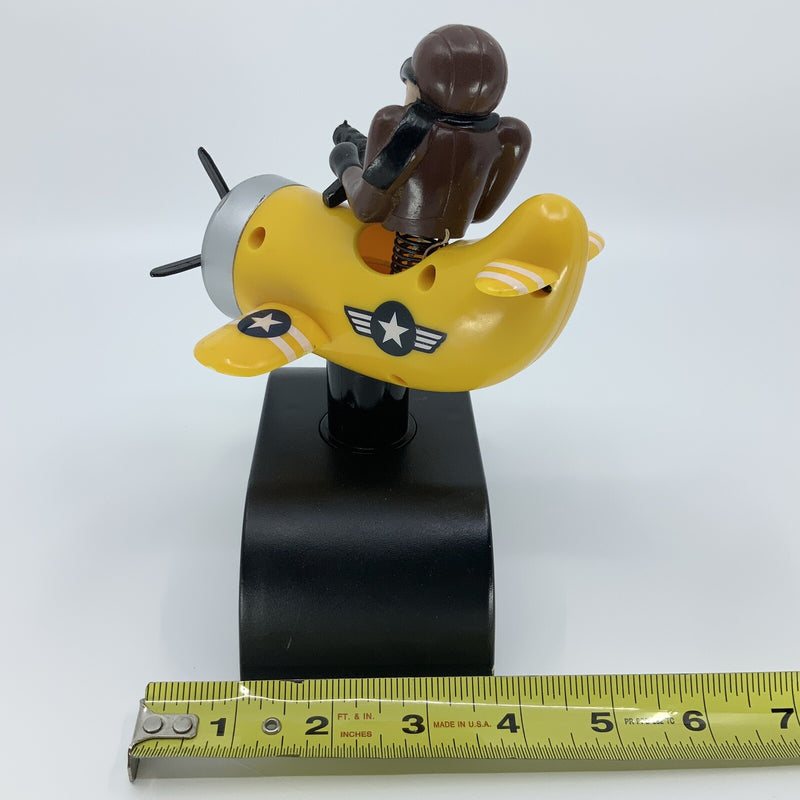 Animatronic Yellow Blaster Fighter Plane Pilot Model – Tested and Functional