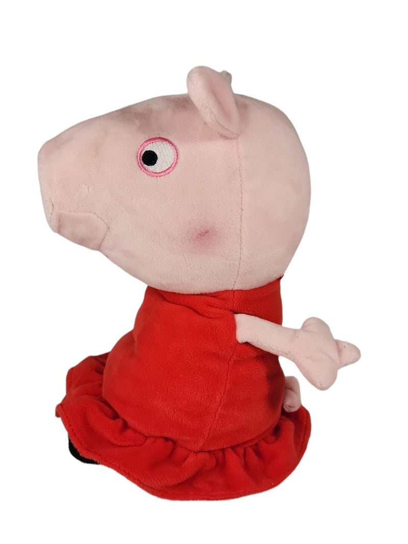 Talking Peppa Pig Doll with Whistle and Light-Up Cheeks 12-Inch Deluxe Set