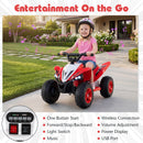 12V Electric Quad Bike for Kids with Music, Lights, USB Connectivity, and Wireless Features