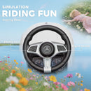 White Mercedes-Benz C-Class 2-in-1 Ride-On Push Car