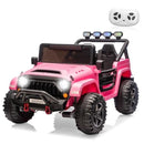 24V 2-Seater Pink Electric 4x4 Ride-On Truck for Kids with Remote Control