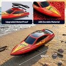 CAPTAER HJ825A Kids' Remote Control Boat with LED Lights and Self-Righting Waterproof Feature