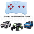 Weelye TX10 Compact Red Bluetooth Remote Control with 2.4G Technology