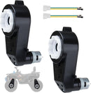 Set of 2 24V RS555 40000RPM Motor Gearbox for Electric Ride-On Vehicle Wheels