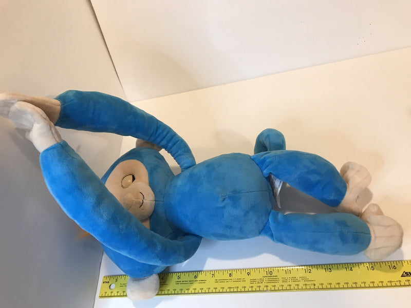 Interactive Blue Monkey Fingerlings Toy with Touch, Sound, and Motion Features