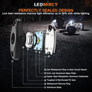 LEDMIRCY White LED Rock Lights - Set of 2 for Off-Road Vehicles, Trucks, Boats, ATVs, SUVs