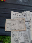 Vintage MARX The Big Parade Marching Soldiers Set with Guns and Drums - Complete and Untested