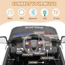TOBBI Kids Police Car Ride-On with Remote Control for Parents