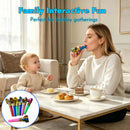 Vibrant 30-Pack Party Blowouts - Fun Squawker Horns for Celebrations