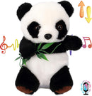 Interactive Talking Panda: Nodding Animated Toy That Repeats Your Words