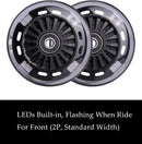 Enhance Your Ride-On Toy with a 4-Piece Polyurethane Light-Up Wheel Set