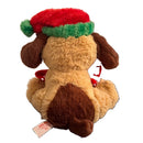 Cuddle Barn Animated Singing Christmas Puppy Plush 10" - Yule Tie Edition