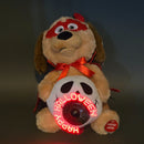 Halloween Singing Plush Dog with Lights and Sound