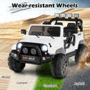 12V Dual-Seater Kids Ride-On Truck with Remote Control, LED Lights, and MP3 Player