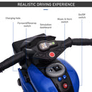 Blue 3-Wheel Ride-On Motorcycle for Kids with Horn and Traction Tires